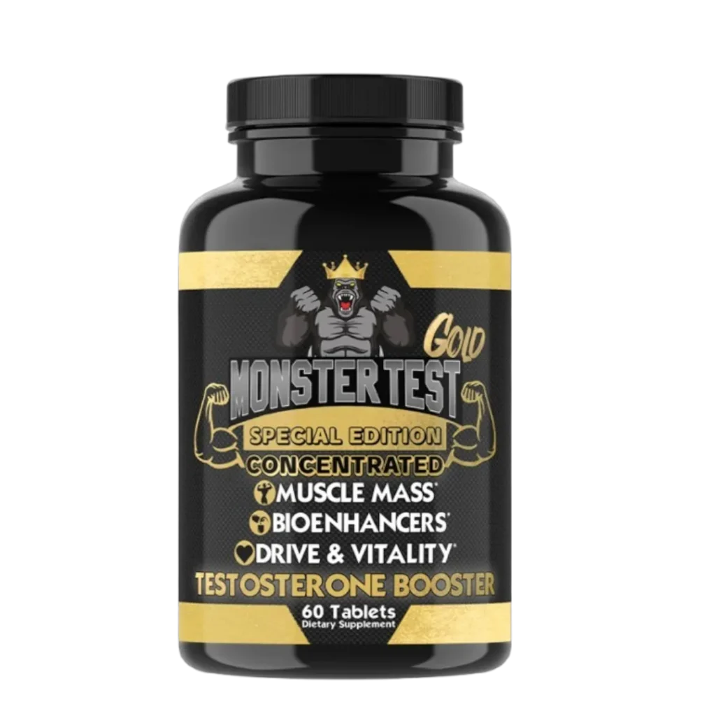 MONSTER TEST GOLD POTENCIADOR DE TESTOSTERONA PARA HOMBRES ANGRY SUPPLEMENTS