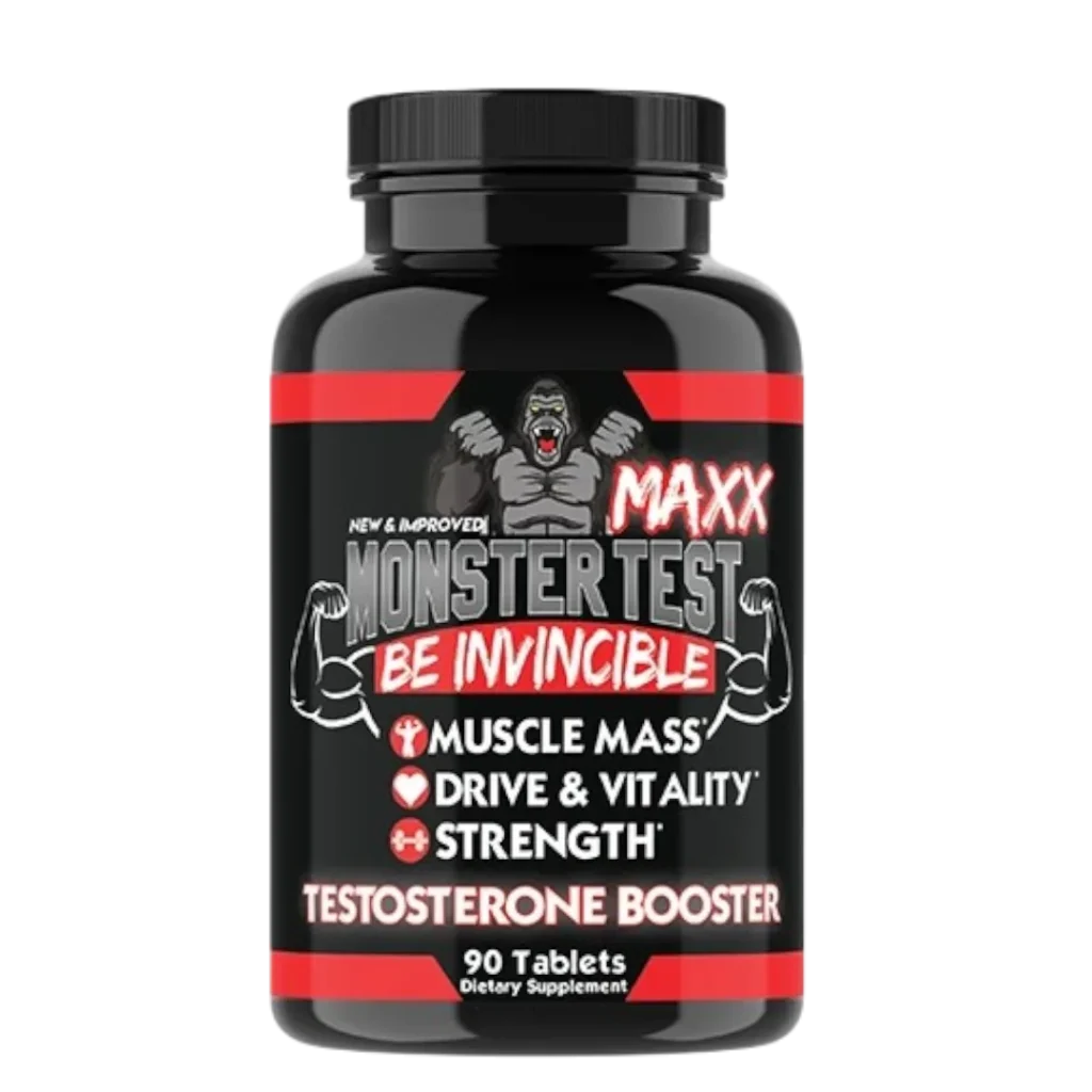 MONSTER TEST MAXX POTENCIADOR DE TESTOSTERONA PARA HOMBRES ANGRY SUPPLEMENTS
