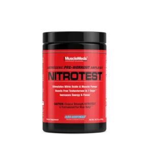 NITROTEST PRE-ENTRENO + TESTOSTERONE BOOSTER  MUSCLEMEDS