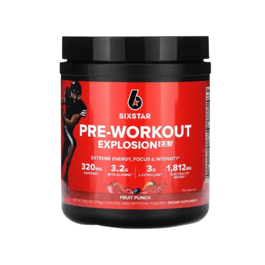 PRE-WORKOUT EXPLOSION 2.0 (PRE -ENTRENO) SIXSTAR6