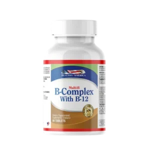B COMPLEX WITH B12 (VITAMINA  B12 ) COMPLEJO B HEALTHY AMERICA