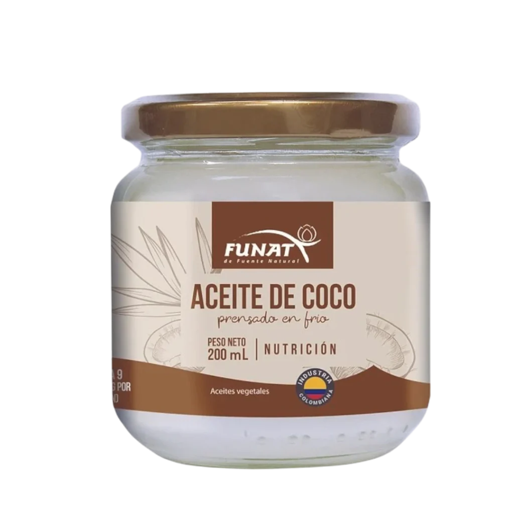 ACEITE DE COCO ORGANICO PRENSADO EN FRÍO FUNAT