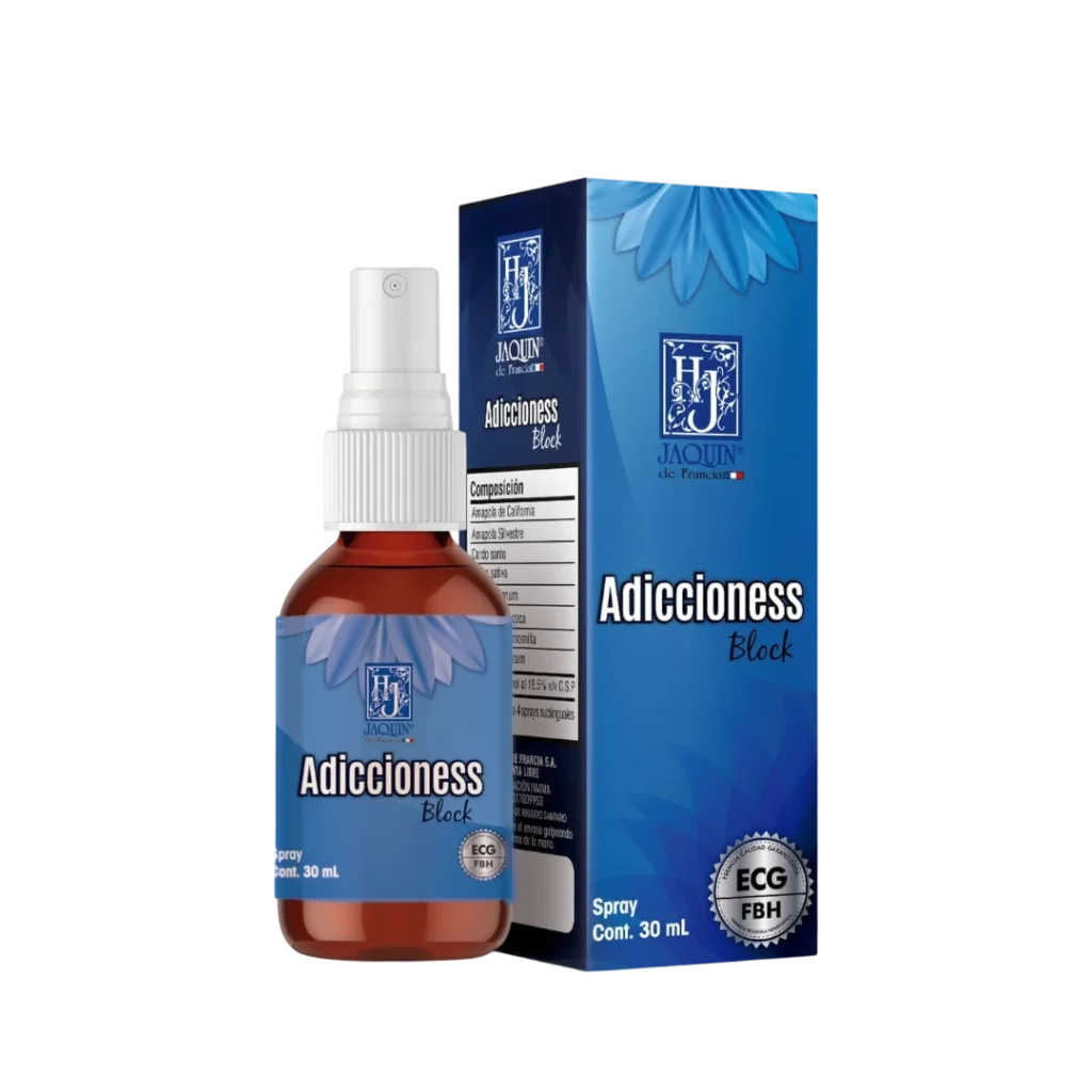 ADICCIONES BLOCK (ADICCIONES  O DEPENDENCIA DE SUSTANCIAS) SPRAY 30 ML JAQUIN DE FRANCIA