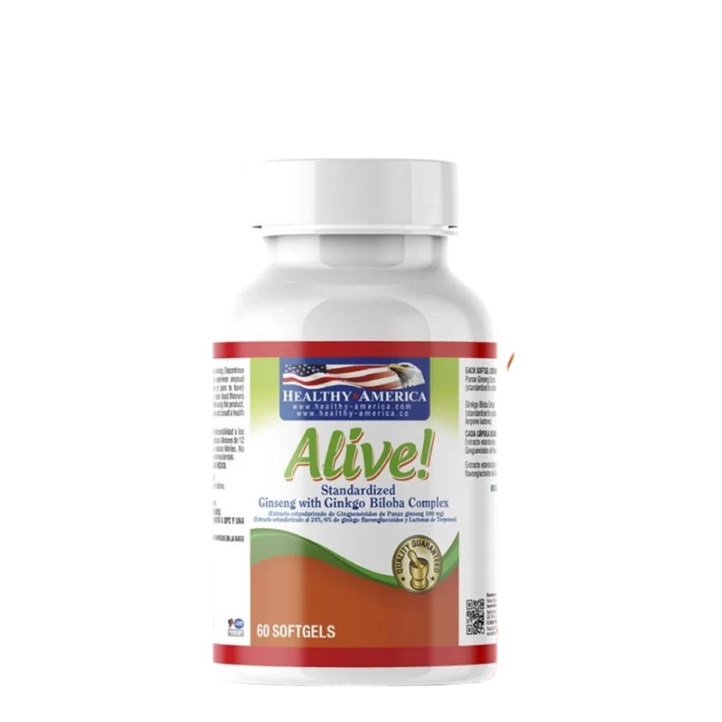 ALIVE  GINSENG  WITH GINKGO BILOBA COMPLEX