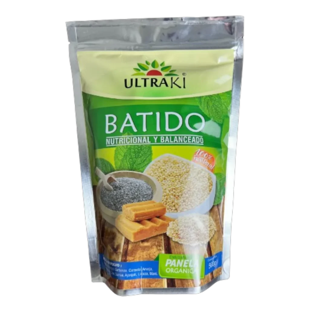 BATIDO NUTRICIONAL CON PANELA ORGANICA ULTRAKI