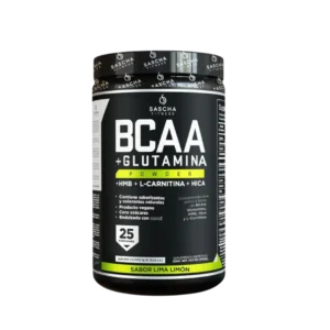 BCAA + GLUTAMINE (GLUTAMINA)  AMINOÁCIDOS SASCHA FITNESS