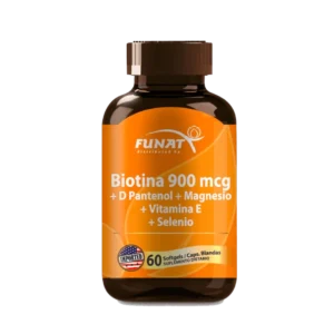 BIOTINA 900 MCG PANTENOL ,MAGNESIO ,VITAMINA E, SELENIO  ,FUNAT