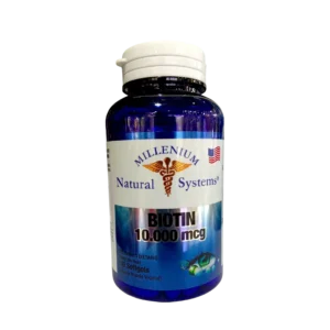 BIOTIN 10.000 MCG (BIOTINA)  MILLENIUM NATURAL SYSTEMS