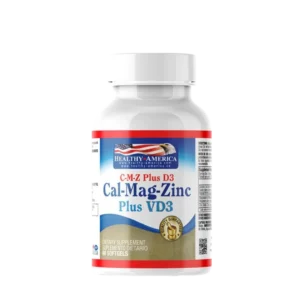 CAL MAG ZINC PLUS V D3 ( CALCIO, MAGNESIO, ZINC + VIT D3) HEALTHY AMERICA