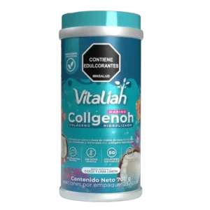 COLLGENOH  COLAGENO HIDROLIZADO MARINO  BATIDO DE COLAGENO 700 GR VITALIAH