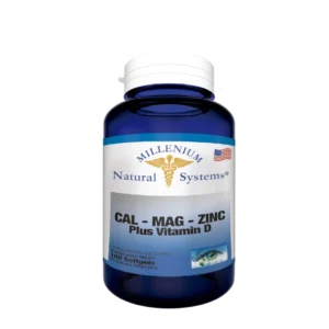 CAL -MAG- ZINC PLUS VITAMINA D ( CALCIO + MAGNESIUM + ZINC + VIT D )MILLENIUM NATURAL SYSTEMS