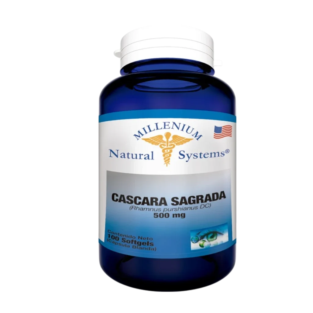 CASCARA SAGRADA 500 MG MILLENIUM NATURAL SYSTEMS