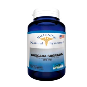 CASCARA SAGRADA 500 MG MILLENIUM NATURAL SYSTEMS