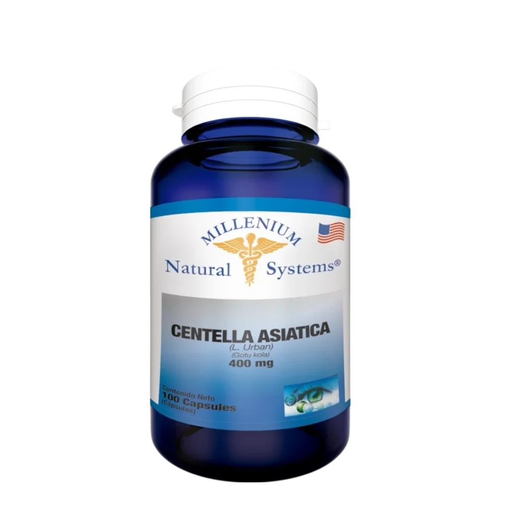 CENTELLA ASIÁTICA 400 MG MILLENIUM NATURAL SYSTEMS