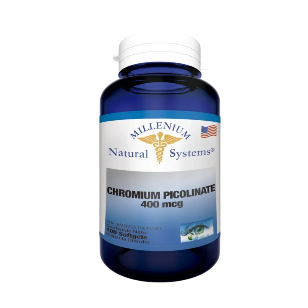 CHROMIUM PICOLINATE 400 MCG  MILLENIUM NATURAL SYSTEMS