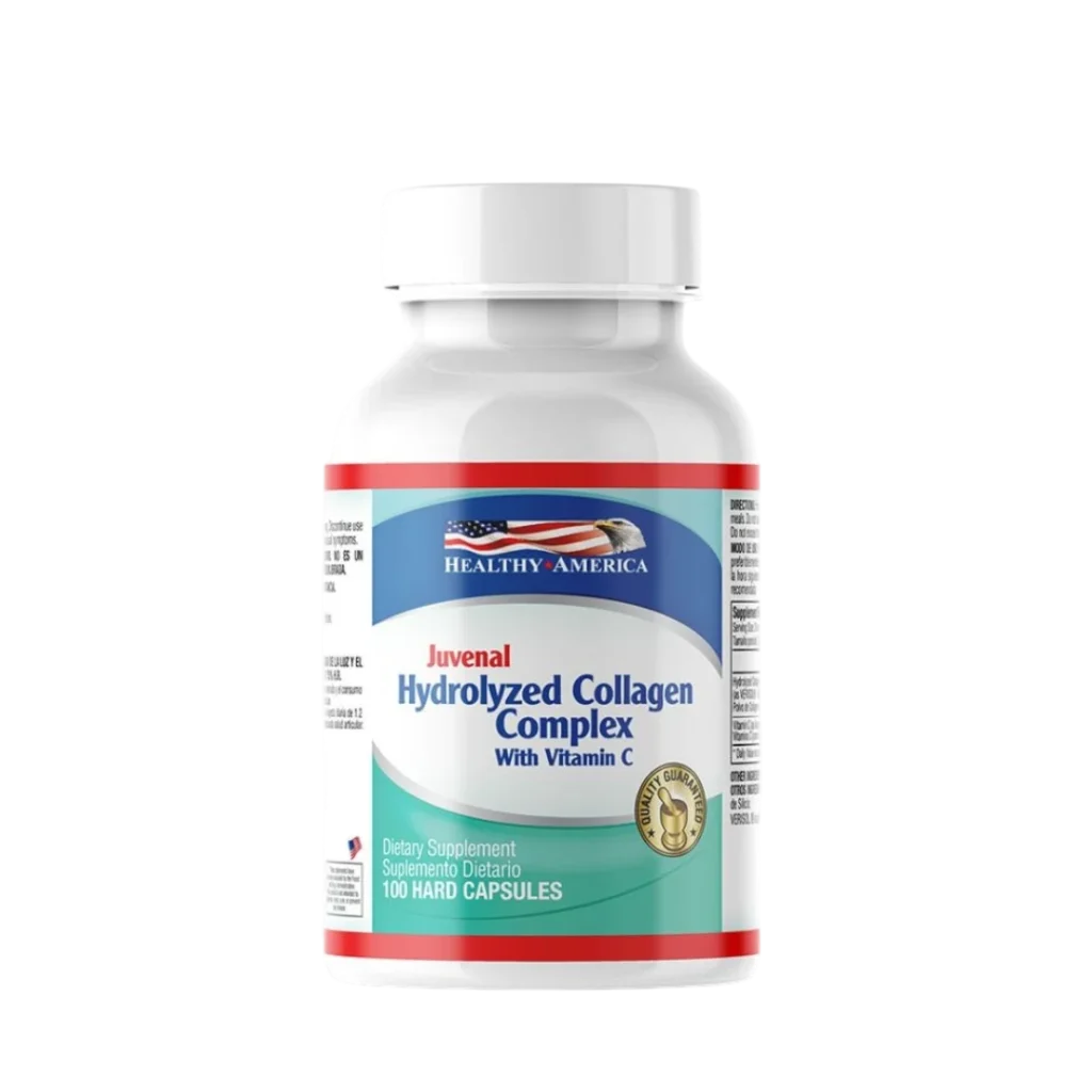 HYDROLYZED COLLAGEN 1500MG PLUS VITAMIN C (COLAGENO HIDROLIZADO)  HEALTHY AMERICA