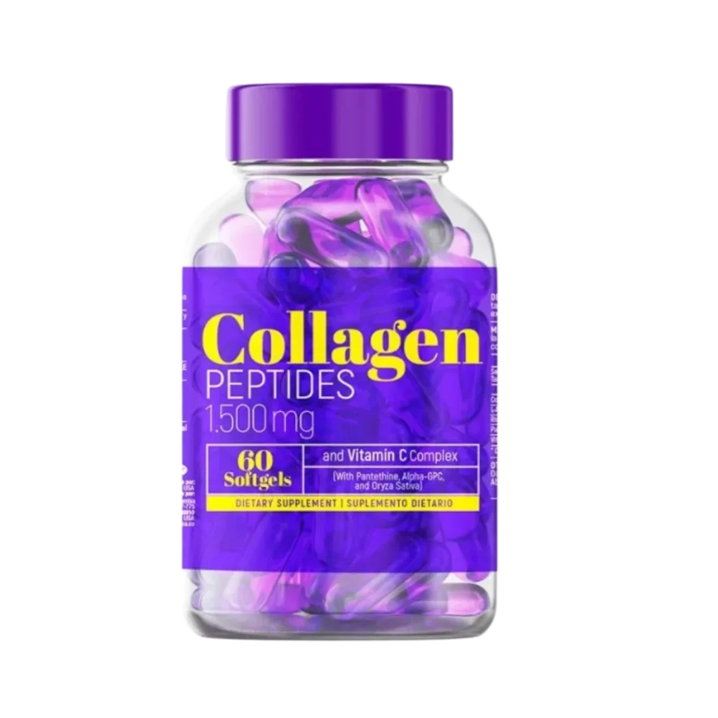 COLLAGEN PEPTIDES 1500 MG AND VITAMIN C COMPLEX COLAGENO HEALTHY AMERICA