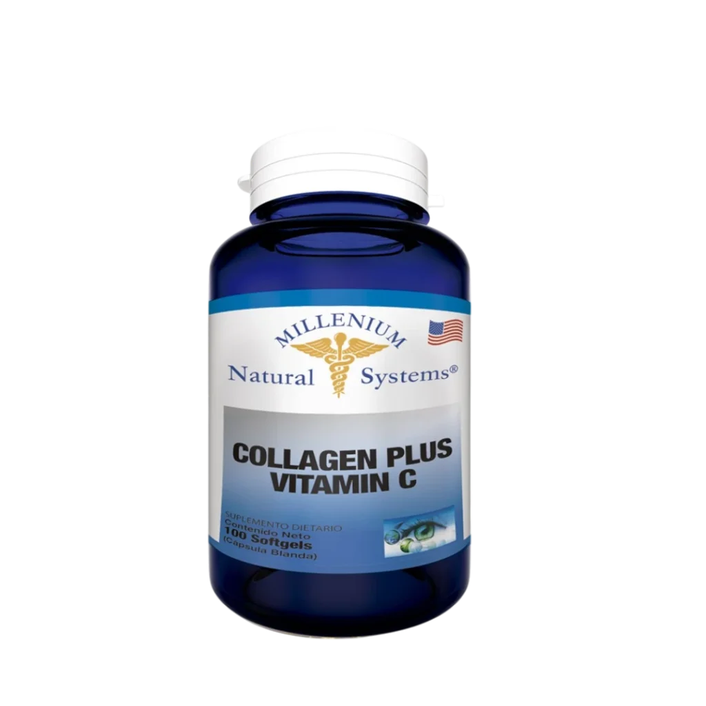 COLLAGEN PLUS VITAMIN- C COLÁGENO MILLENIUM NATURAL SYSTEMS