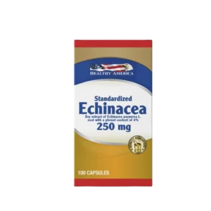 ECHINACEA PURPUREA 250MG STANDARDIZED TO CONTAIN 4% FENOLS HEALTHY AMERICA