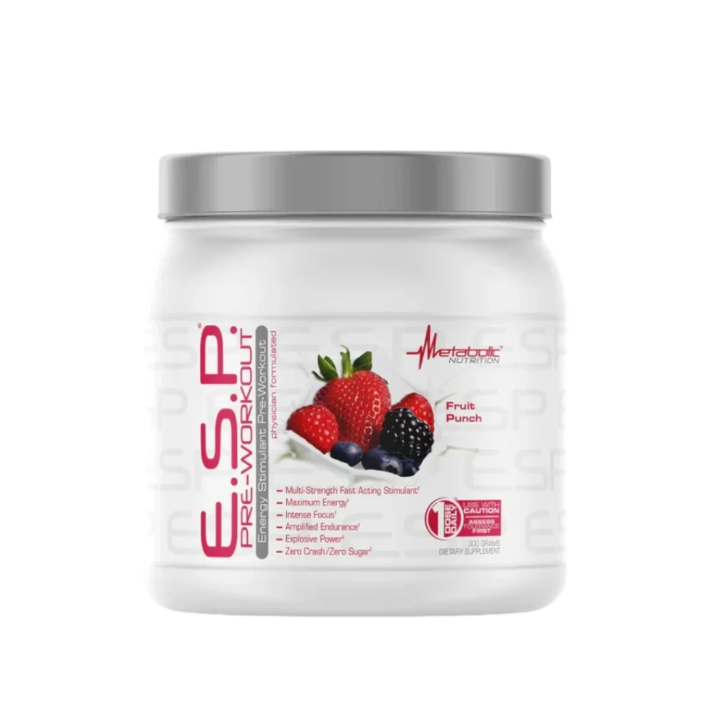 E.S.P ENERGY  PRE ENTRENO METABOLIC NUTRITION