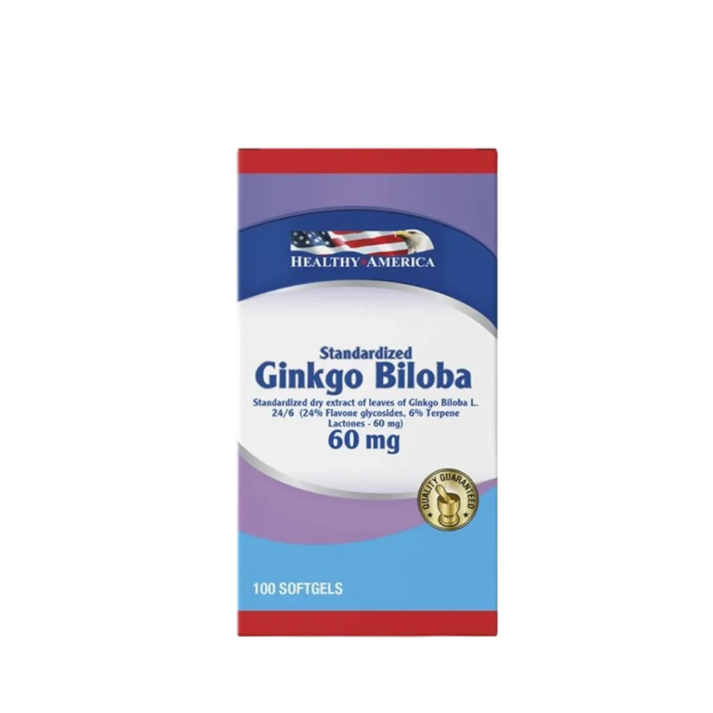 GINKGO BILOBA 60 MG  HEALTHY AMERICA
