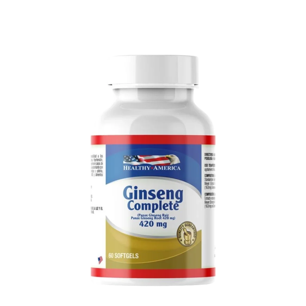 GINSENG COMPLETE 420MG  EXTRACT 4 % GINSENOSIDES HEALTHY AMERICA