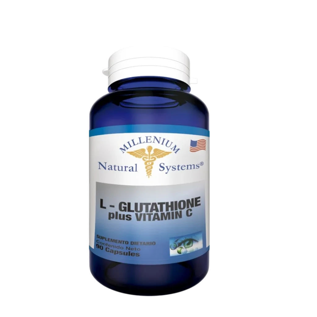 L- GLUTATHIONE 175 MG + VITAMINA C MILLENIUM NATURAL SYSTEMS