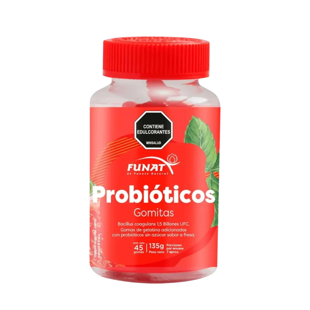 PROBIÓTICOS EN GOMITAS FUNAT