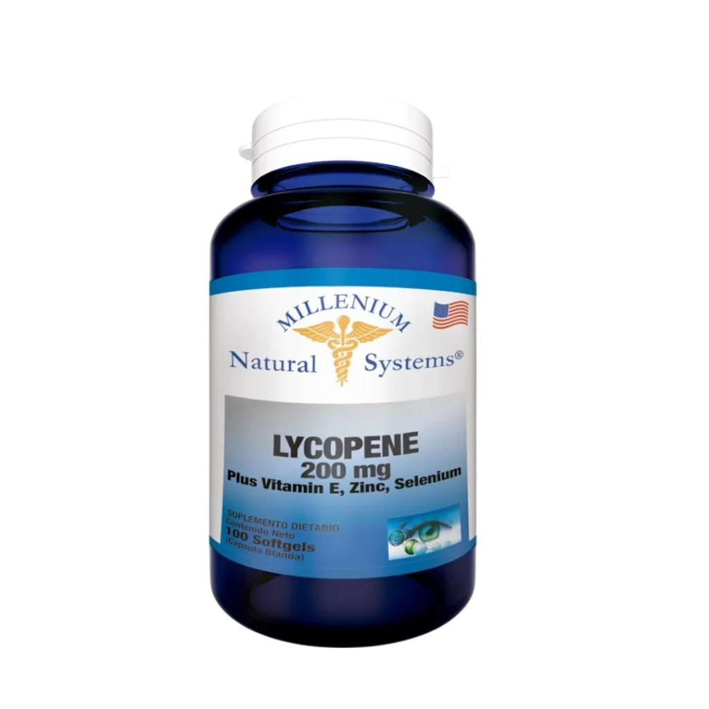 LYCOPENE 200 MG ( VIT E + ZINC + SELENIO )  MILLENIUM NATURAL SYSTEMS