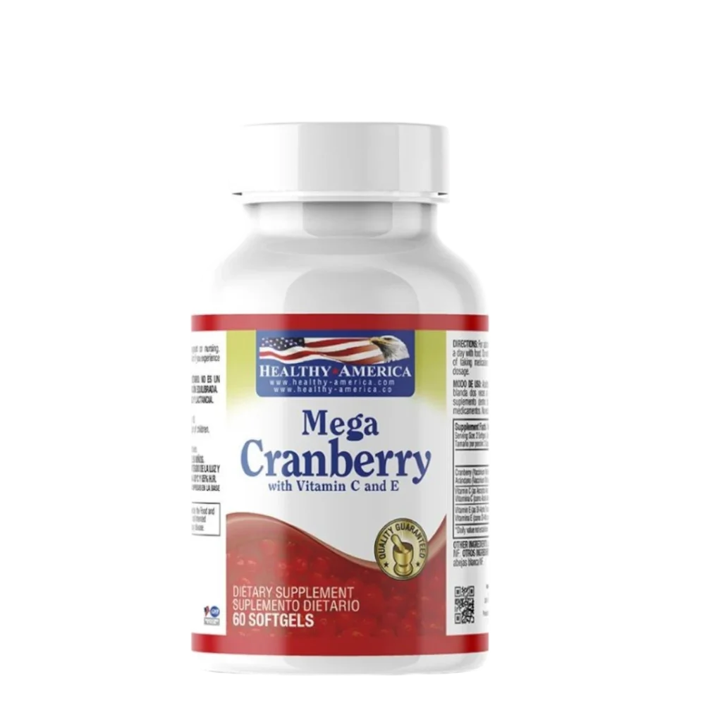 MEGA CRANBERRY 850MG PER  SERVING WITH VITAMIN C & E HEALTHY AMERICA