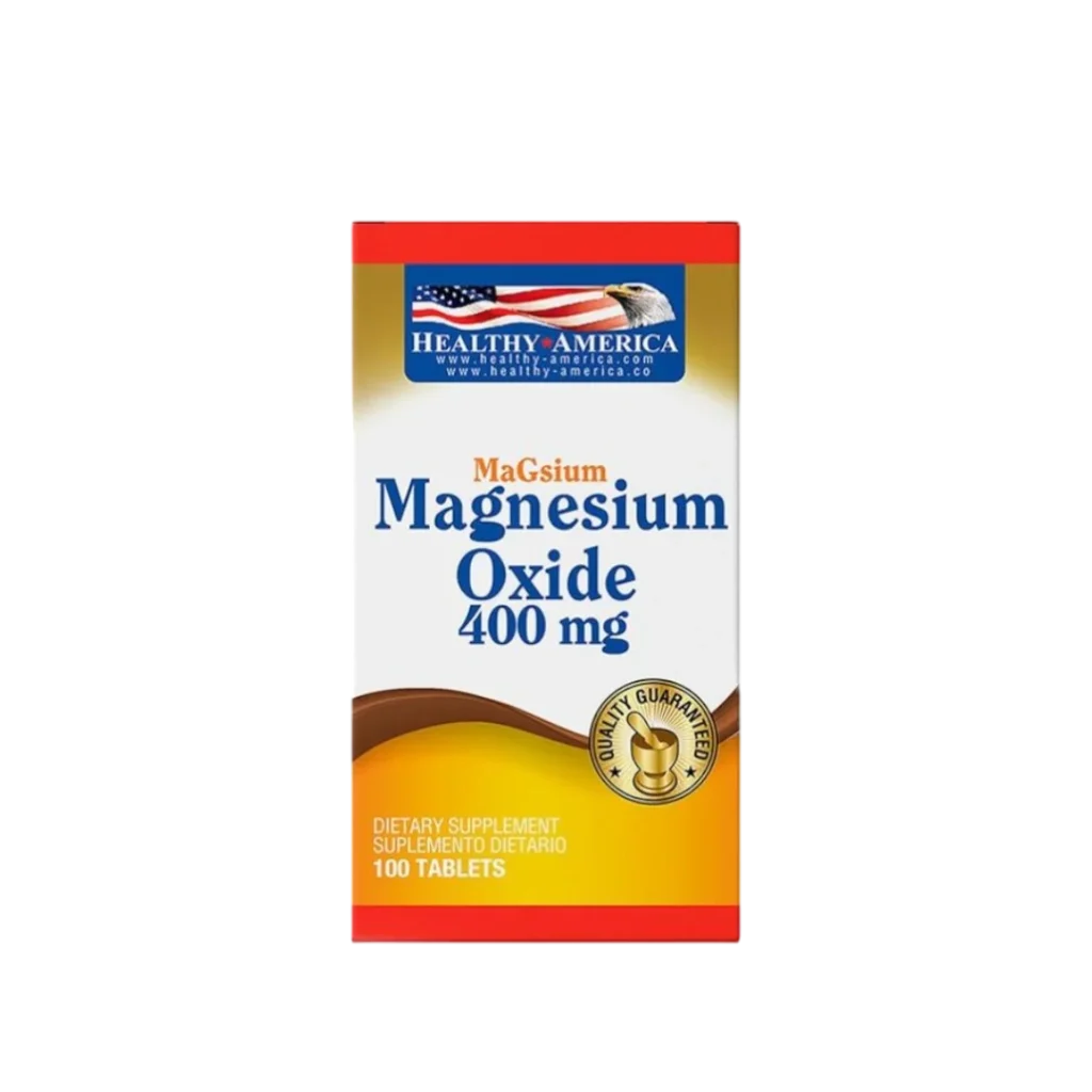 MAGNESIUM OXIDE 400MG HEALTHY AMERICA
