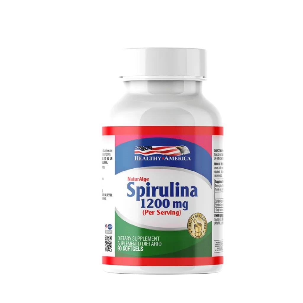 LIQUID SPIRUL ALGAE 400MG SPIRULINA HEALTHY AMERICA