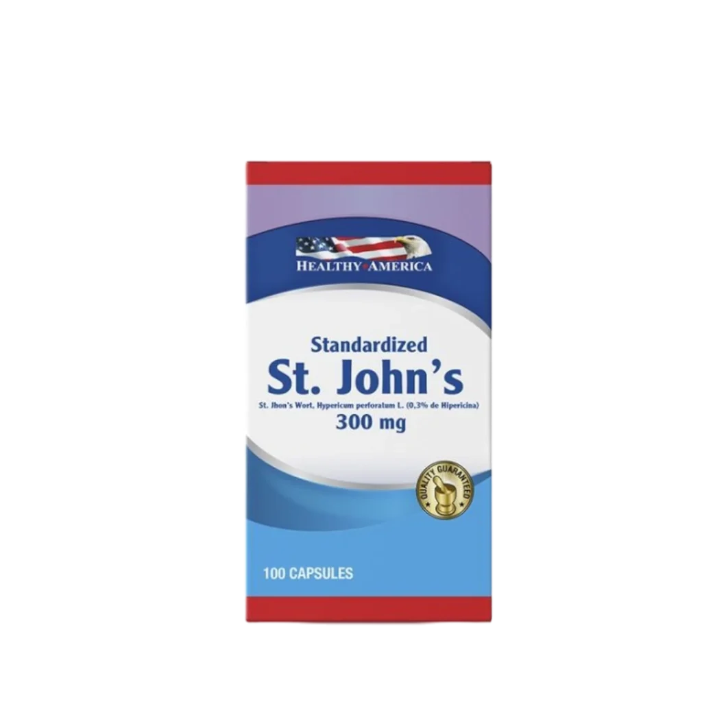 ST.JOHNS WORT 300MG  STANDARDIZED TO CONTAIN HYPERICIN 3% HEALTHY AMERICA