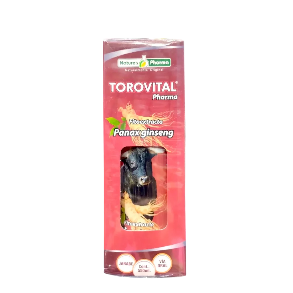 TOROVITAL FITOESTRACTO PANAX GINSENG BEBIDA ENERGIZANTE NATURES PHARMA