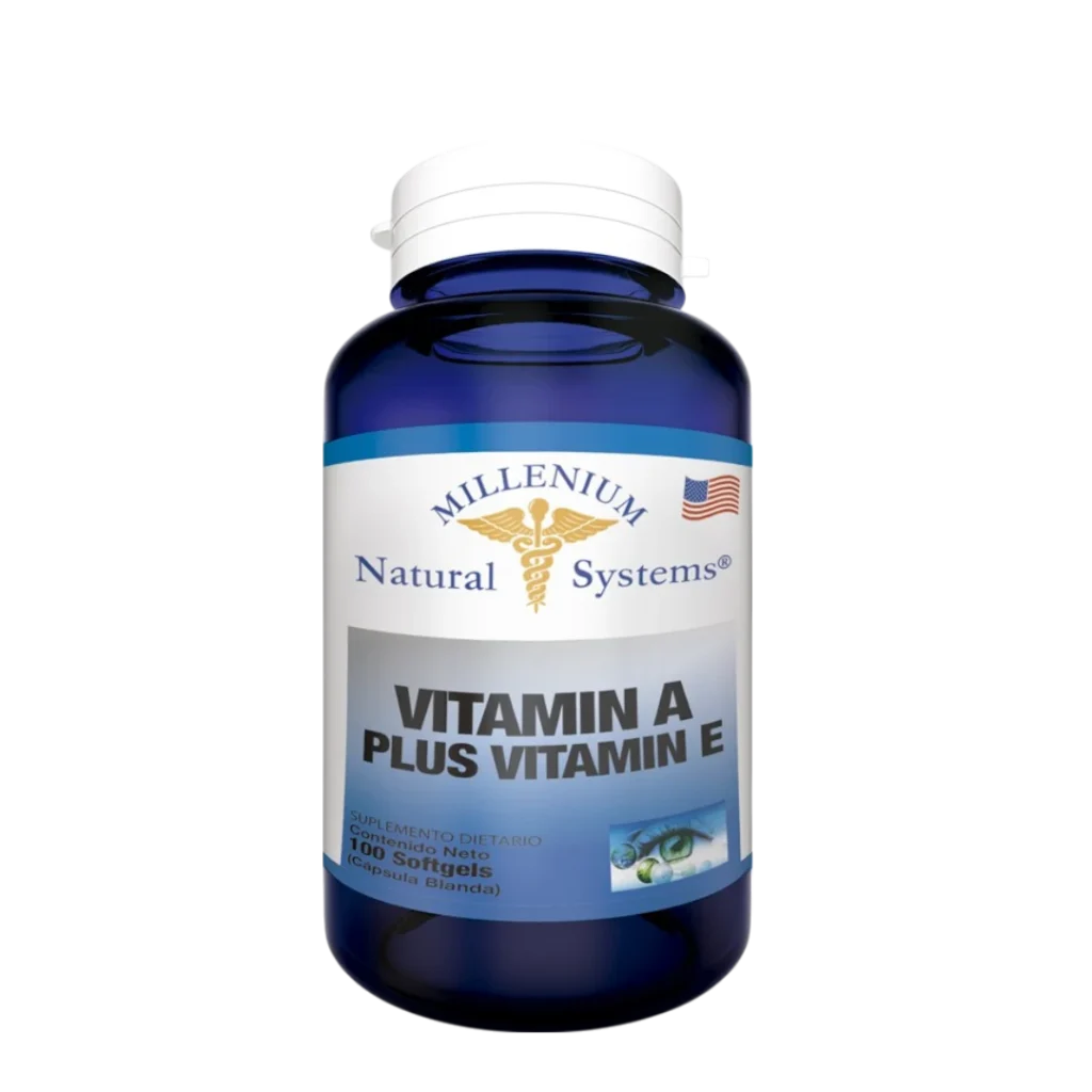 VITAMINA A PLUS VITAMINA E ( VIT A + E) MILLENIUM NATURAL SYSTEMS