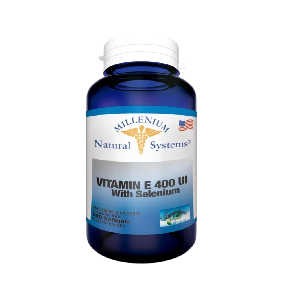 VITAMINA E 400 UI + SELENIO  (VIT E+ SELENIO ) MILLENIUM NATURAL SYSTEMS