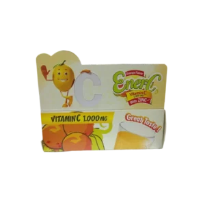 ENERC VITAMINA C 1000 MG WHITH ZINC EFFERVES  HEALTHY AMERICA