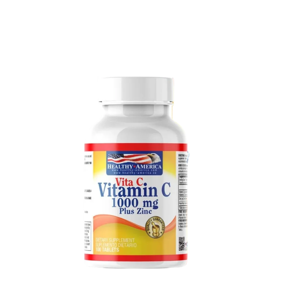 VITAMIN C 1000MG PUS  ZINC AND ROSEHIPS  (VIT C + ZINC ) HEALTHY AMERICA