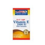 VITAMINA E 1000 IU CON SELENIUM (VIT E )  HEALTHY AMERICA