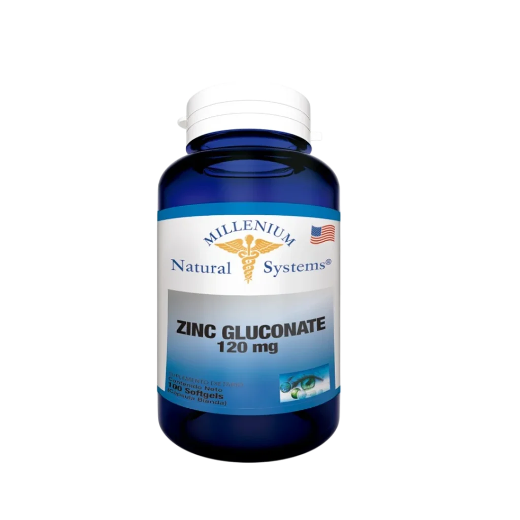 ZINC GLUCONATE 120 MG MILLENIUM NATURAL SYSTEMS