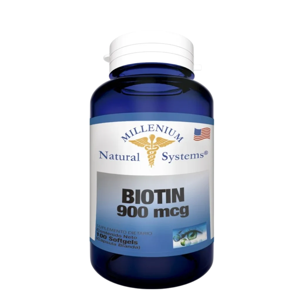 BIOTIN 900 MCG (BIOTINA)  MILLENIUM NATURAL SYSTEMS