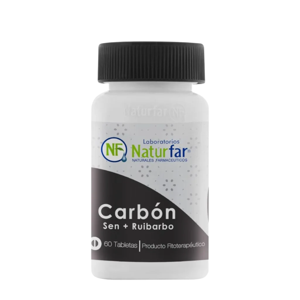 CARBÓN VEGETAL +SEN+ RUIBARBO NATURFAR