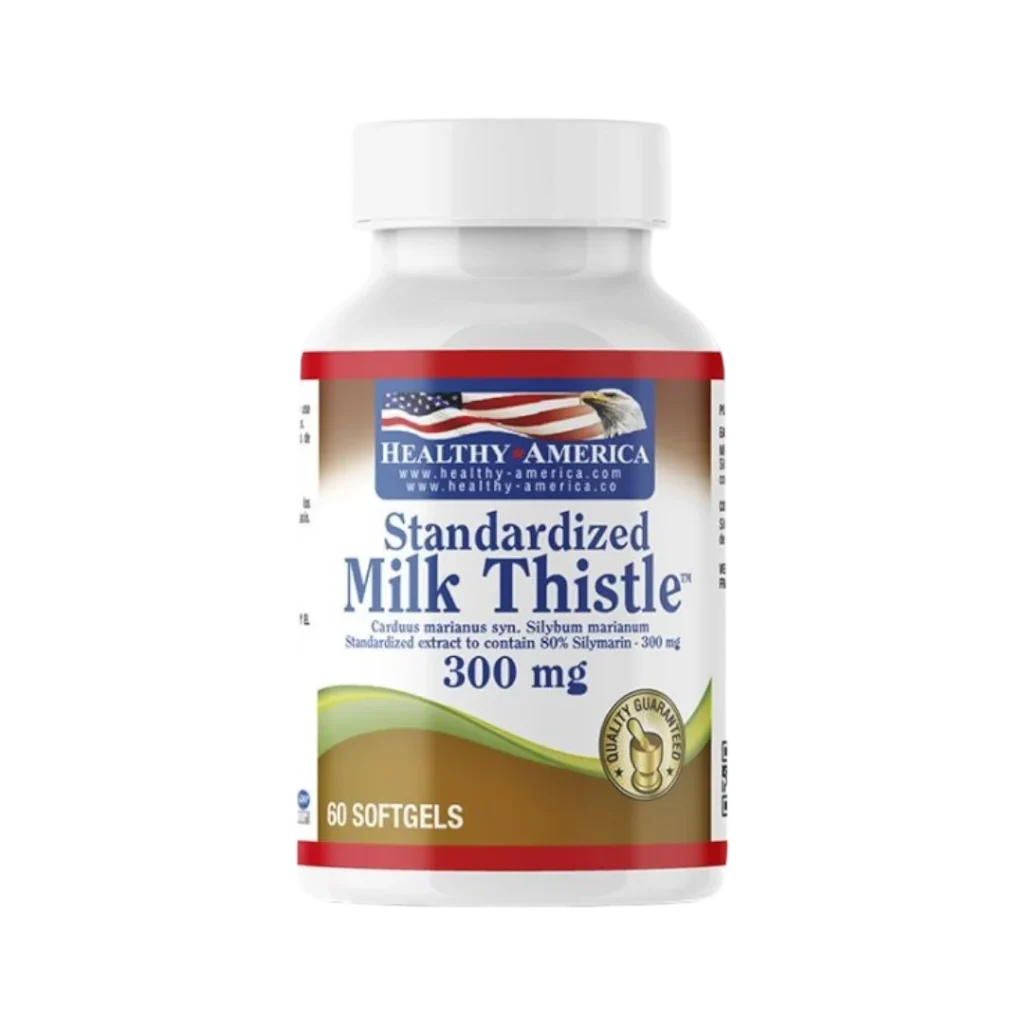 MILK THISTLE 300 MG (STANDARDIZED TO 80% SYLIMARIN) CARDO MARIANO HEALTHY AMERICA
