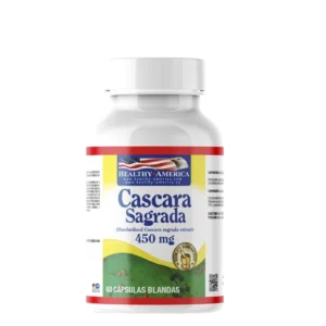 CASCARA SAGRADA  BARK 450 MG  RHAMNUS PURSHIANA STANDARDIZED TO 10 % HEALTHY AMERICA