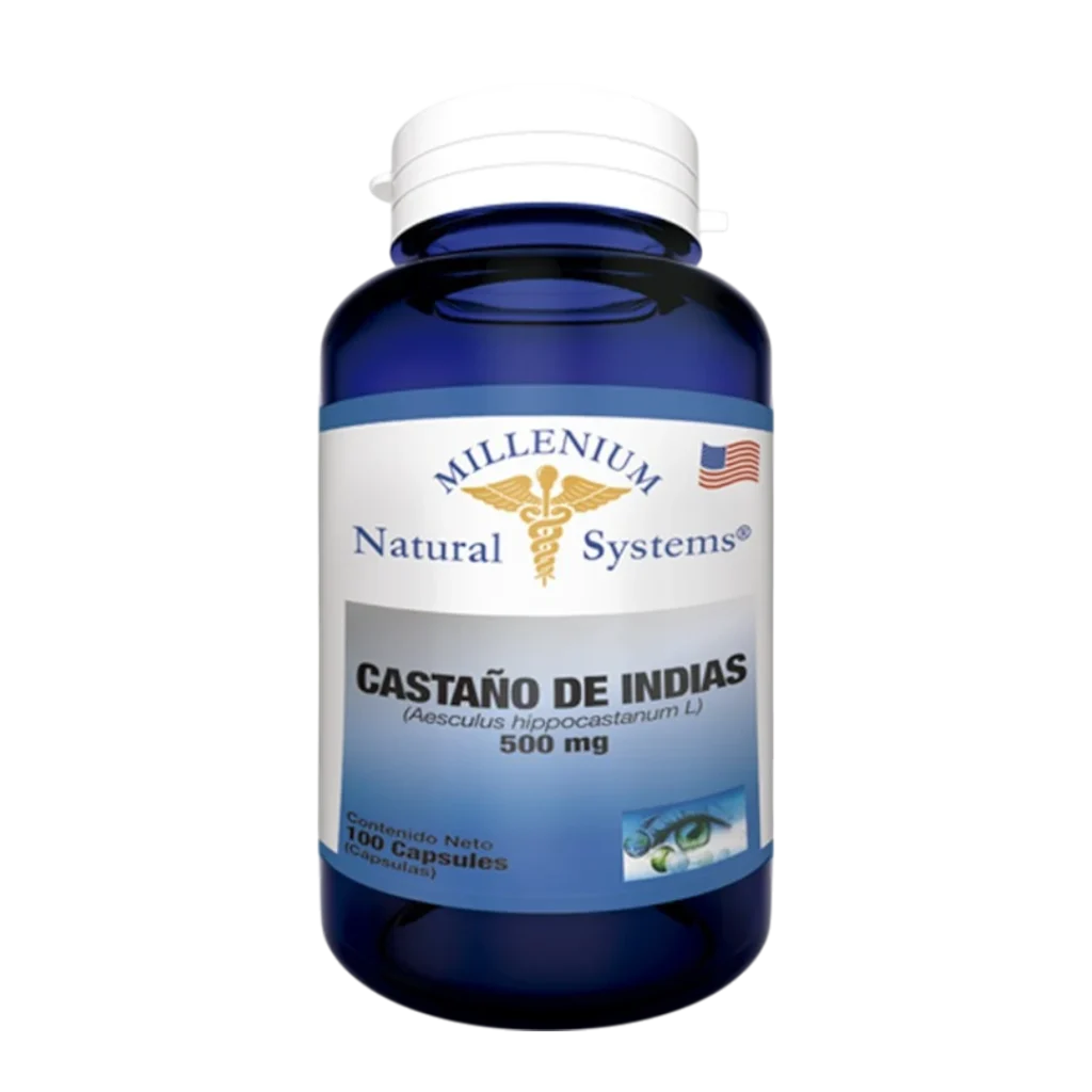 CASTAÑO DE INDIAS 500 MG MILLEMIUM NATURAL SYSTEMS