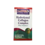 HYDROLYZED COLLAGEN 1500MG PLUS VITAMIN C  HEALTHY AMERICA