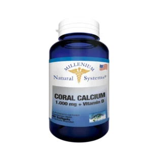 CORAL CALCIUM 1000 MG + VIT D MILLENIUM NATURAL SYSTEMS