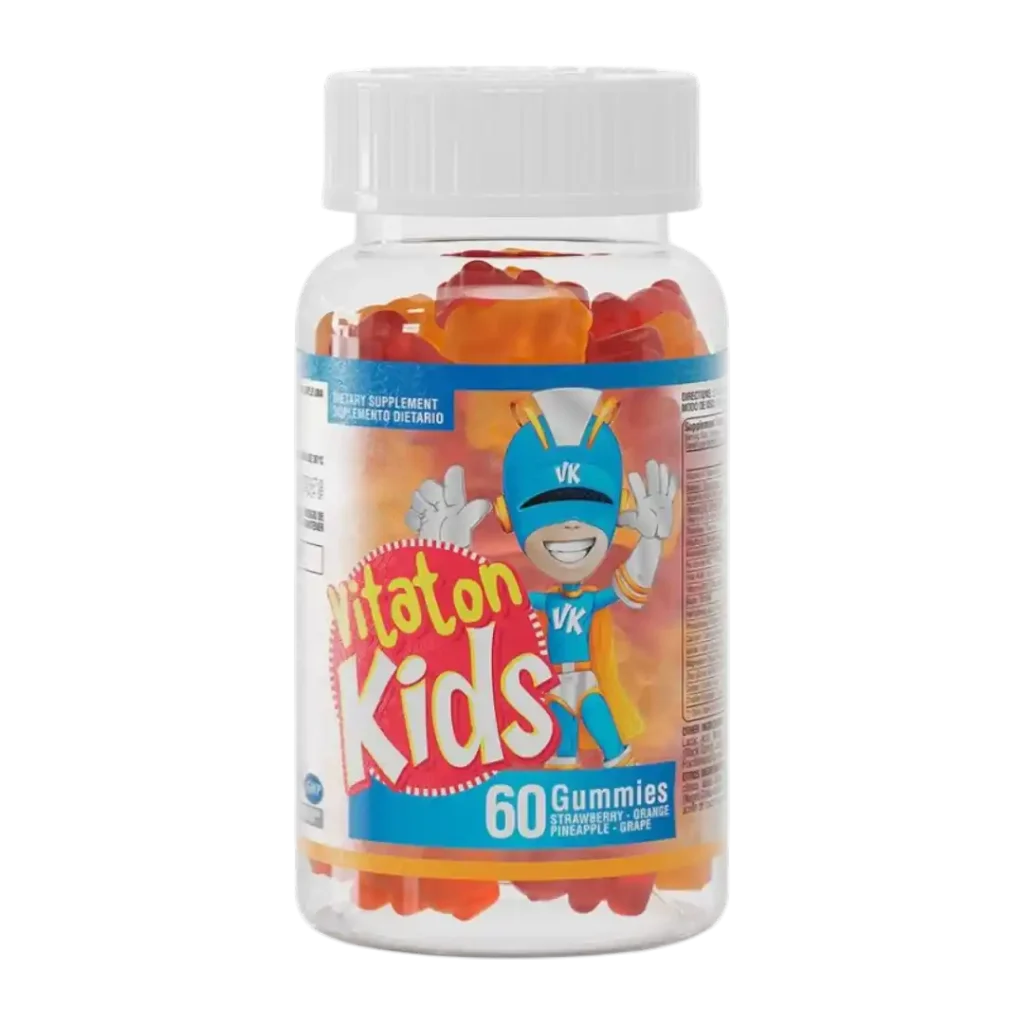 VITATON KIDS CHEWABLE BEAR SHAPE GUMMIES VITAMINAS  EN GOMITAS PARA NIÑOS + 4 AÑOS HEALTHY AMERICA