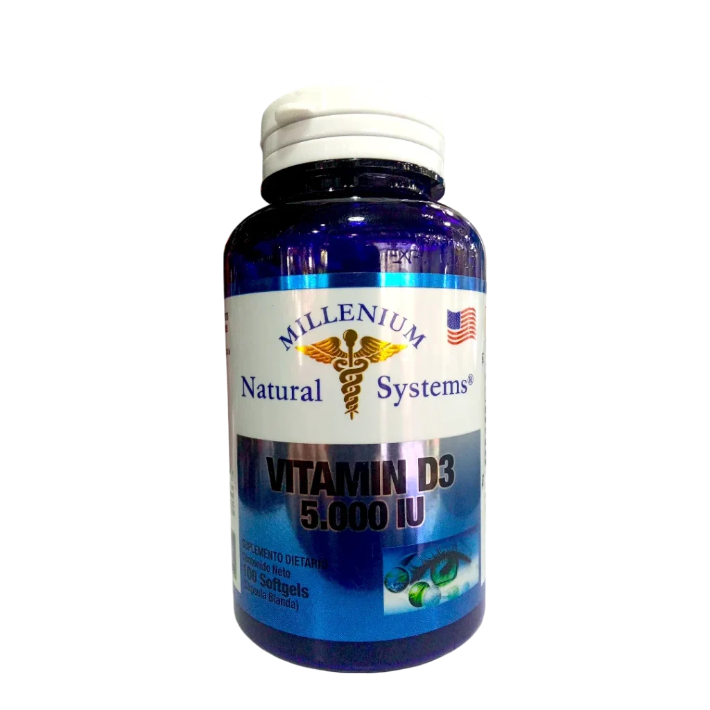 VITAMIN D3  5.000 IU (VIT D3) MILLENIUM NATURAL SYSTEMS