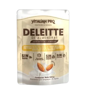 PRO BATIDO DELEITTE DE ALMENDRAS 500 GR (LECHE DE ALMENDRAS) SIN SOYA VITALIAH